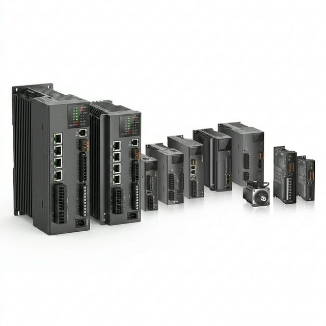 Industrial servo drive lineup supporting multiple control protocols